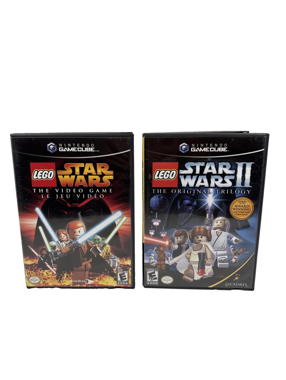 Lego Star Wars Nintendo GameCube Lot Of 2 The Video Game & Lego Star Wars II